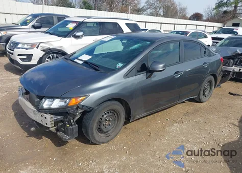 2012 Honda Civic Lx z USA, uszkodzony, nr VIN 2HGFB2F53CH599707